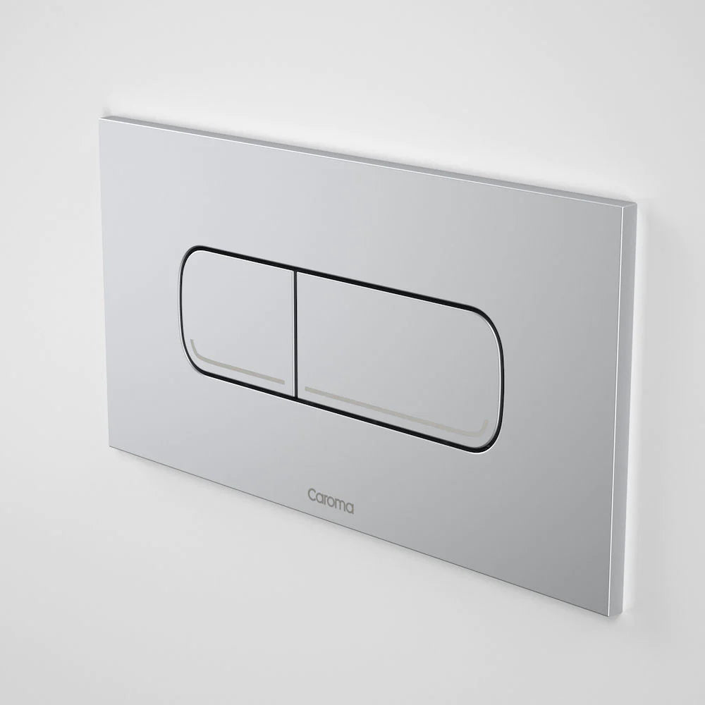 Invisi Series II® Oval Dual Flush Plate & Buttons (Metal) Satin