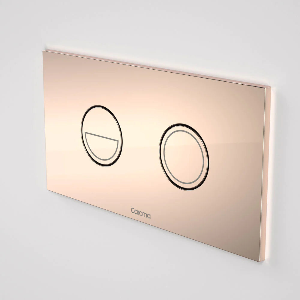 Invisi Series II® Round Dual Flush Plate & Buttons (Metal) Bronze