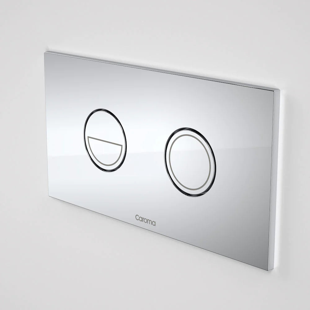 Invisi Series II® Round Dual Flush Plate & Buttons (Metal) Satin