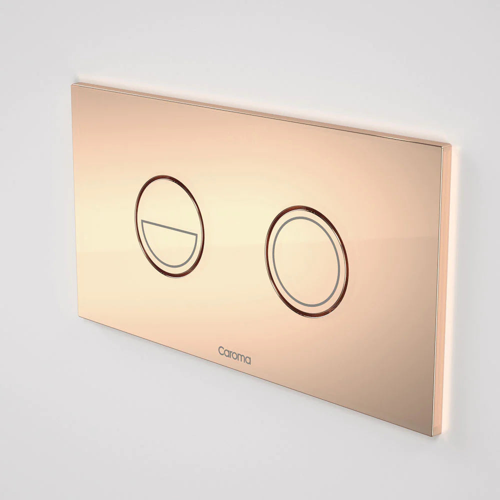 Invisi Series II® Round Dual Flush Plate & Buttons (Metal) Copper