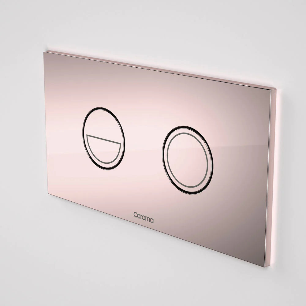 Invisi Series II® Round Dual Flush Plate & Buttons (Metal) Rose Gold