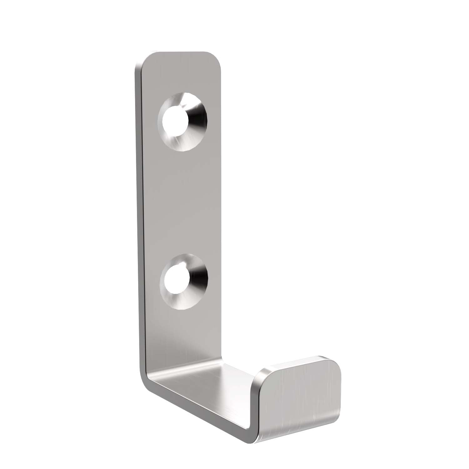 Surface Mounted Coat Hook 20mm W x 75mm H x 45mm D