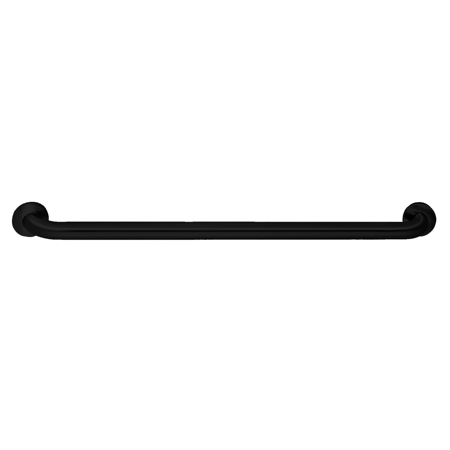 Straight Grab Rails Matte Black 900mm