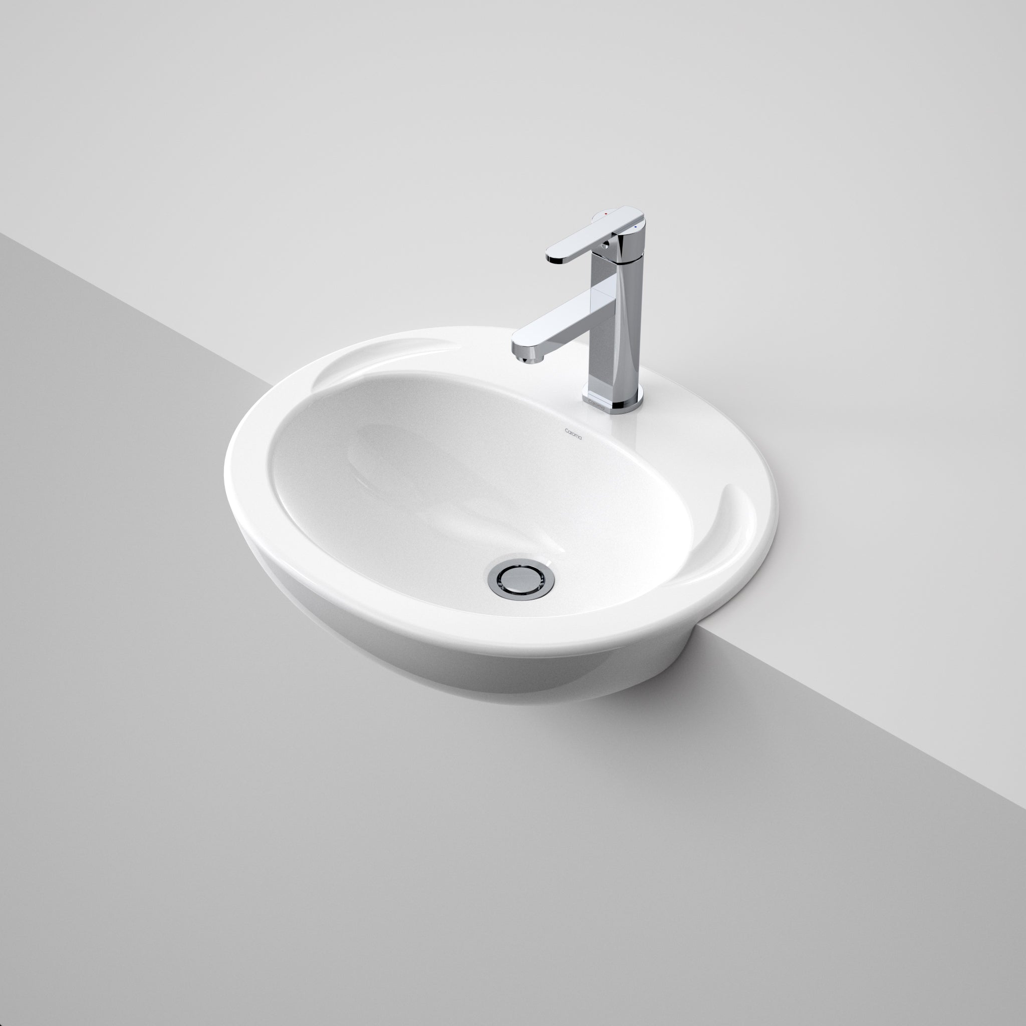 Concorde 500 Semi Recessed Basin - 1TH