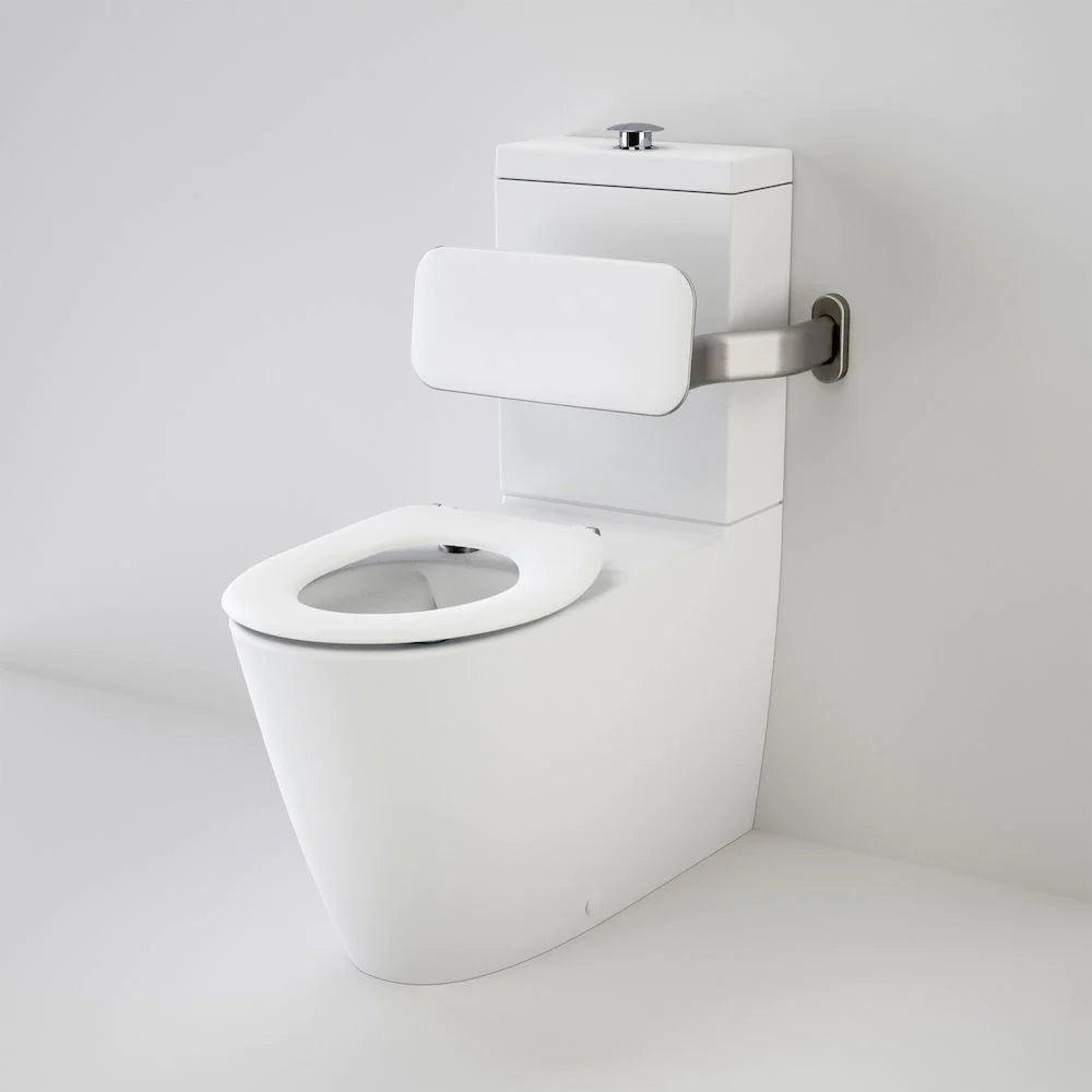 Care 800 Cleanflush® Wall Faced Suite with Backrest and Caravelle Care Single Flap Seat - White (with GermGard®)