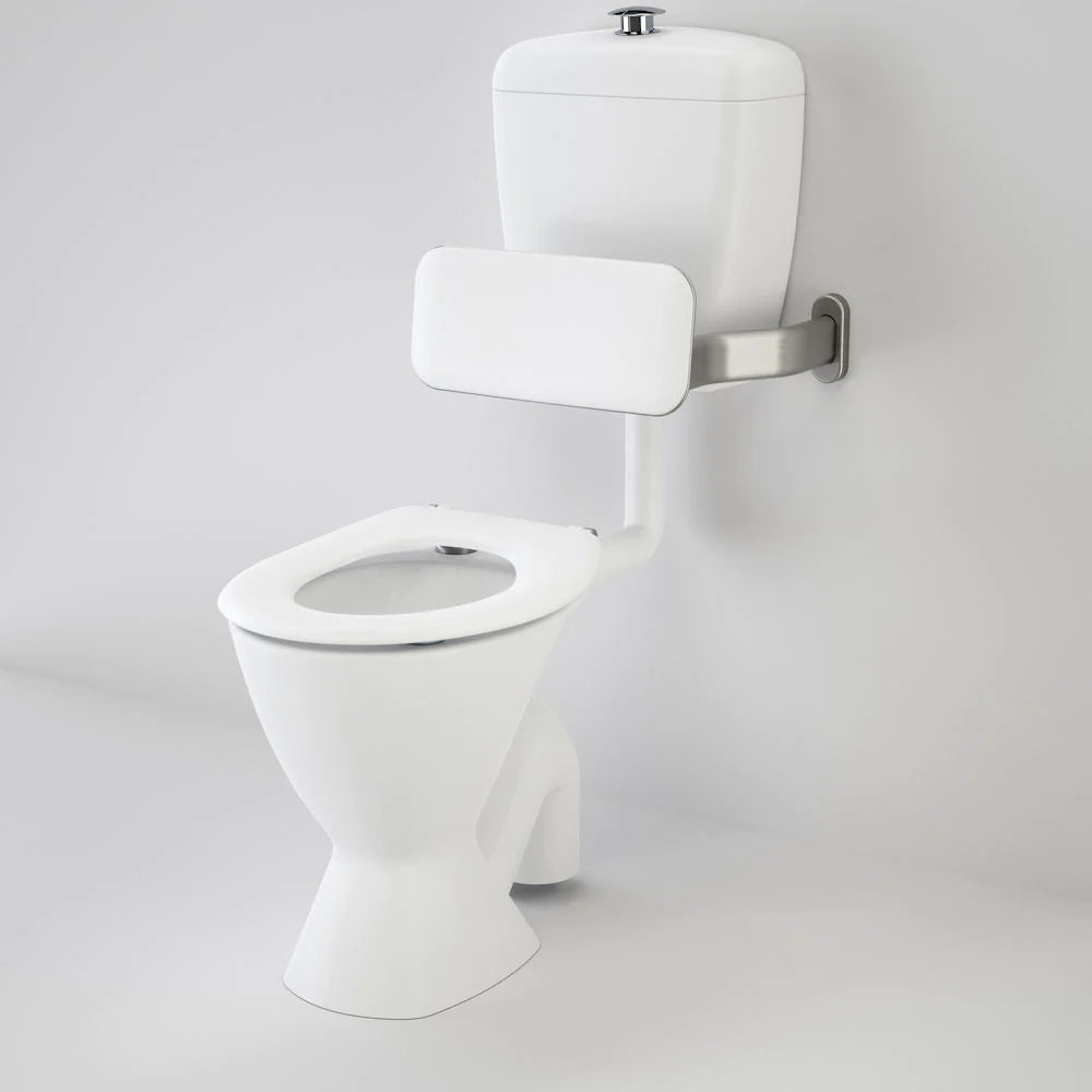 Care 300 Connector (S Trap) Suite with Backrest and Caravelle Care Single Flap Seat - White