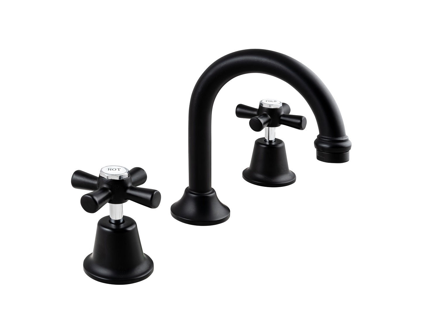 Easy Clean Basin Set — Matte Black, Pin Lever, 7.5L 4 Star WELS | 14100SMB