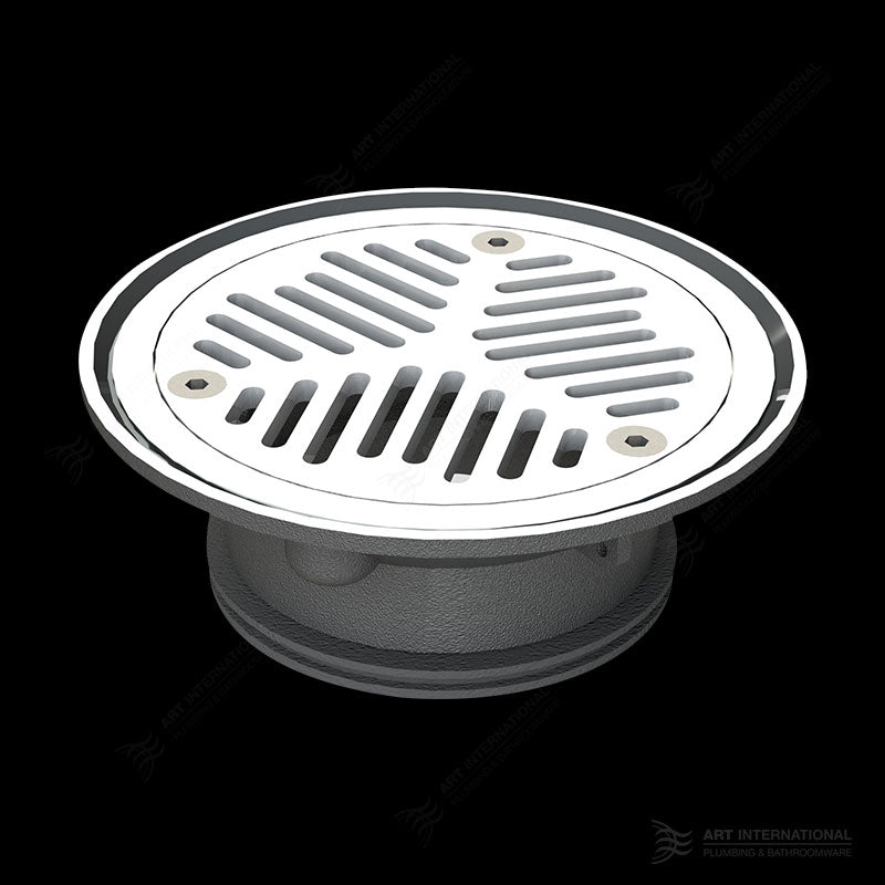 Full Brass Vinyl O-Ring Floor Waste & Clear Outs