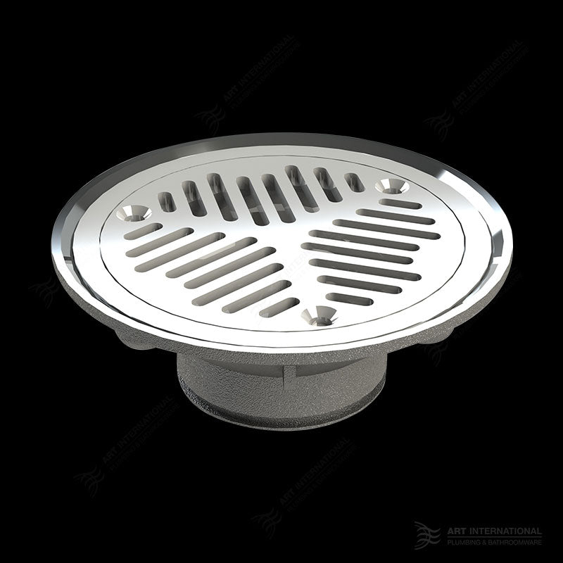 Full Brass Vinyl O-Ring Floor Waste & Clear Outs