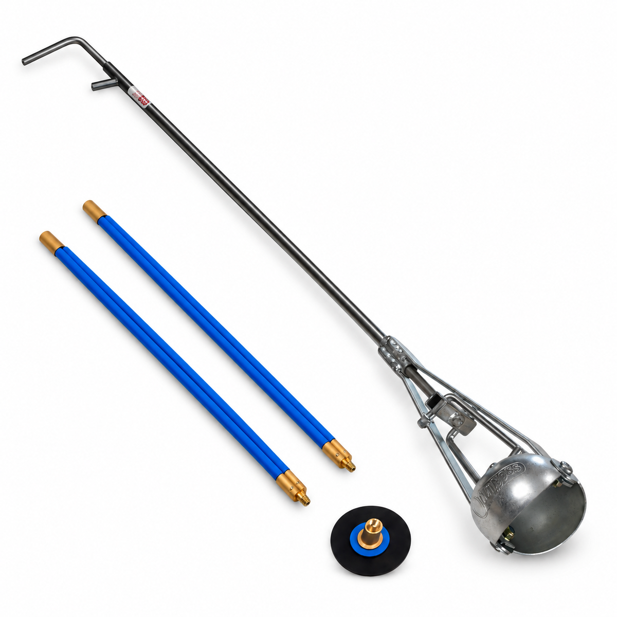 plumBOSS Gully Clearing Kit 100mm - Gully Plunger Kit, 5ft Gully Scoop | PBKIT-GULLY100