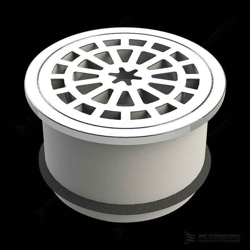 Pressed S/Steel Plastic Round Floor Wastes