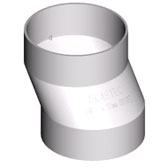 S/Water Downpipe Offset 90mm x 30mm