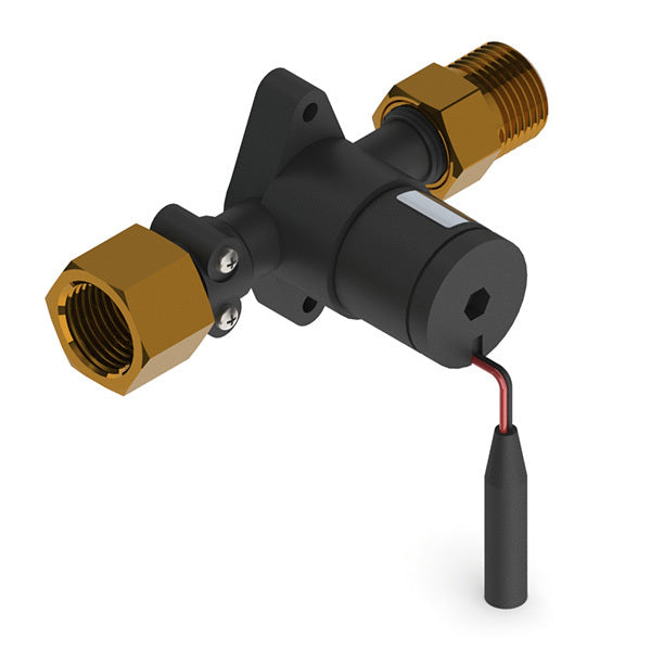 Nylon Solenoid Valve 6V DC with 15mm BSP Lead Safe™ BS Adaptors & 6mm Dia 2 Pin Plug