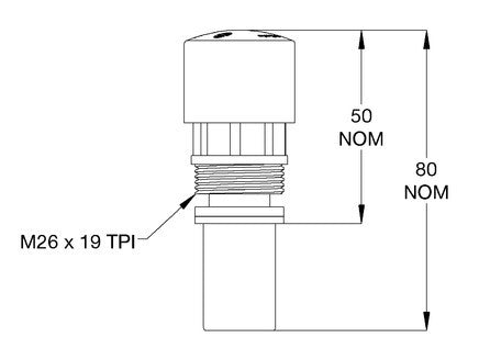 Ezy-Push® CP-BS Lead Safe™ Timeflow Push Button Replacement Cartridge - No Time