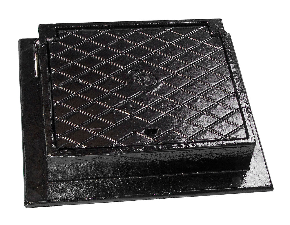 Cast Iron Meter Box (Plain) 300x350 (Hinged)