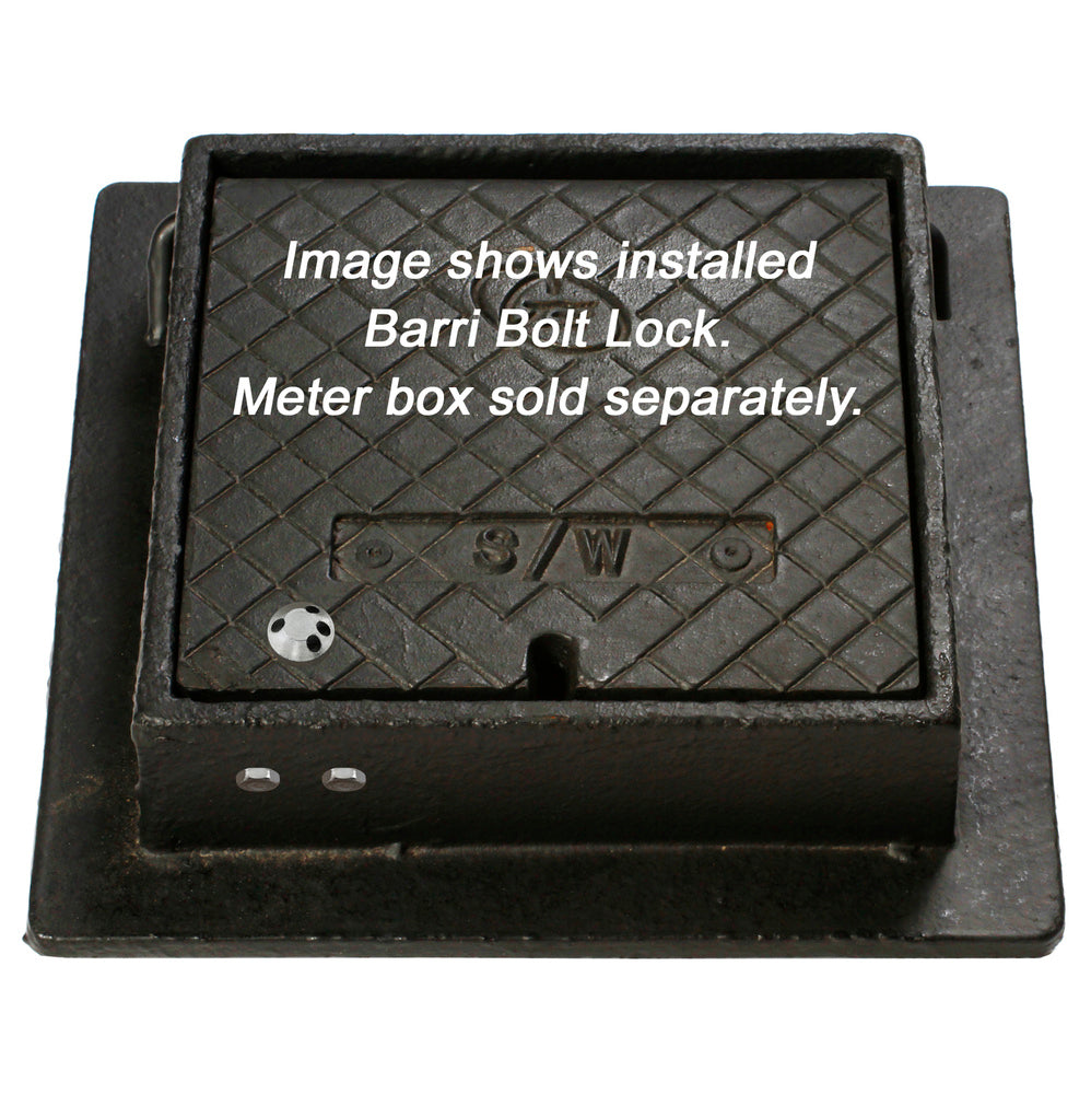 Extra for Barri Bolt Lock on 250x250 Hinged Meter Box