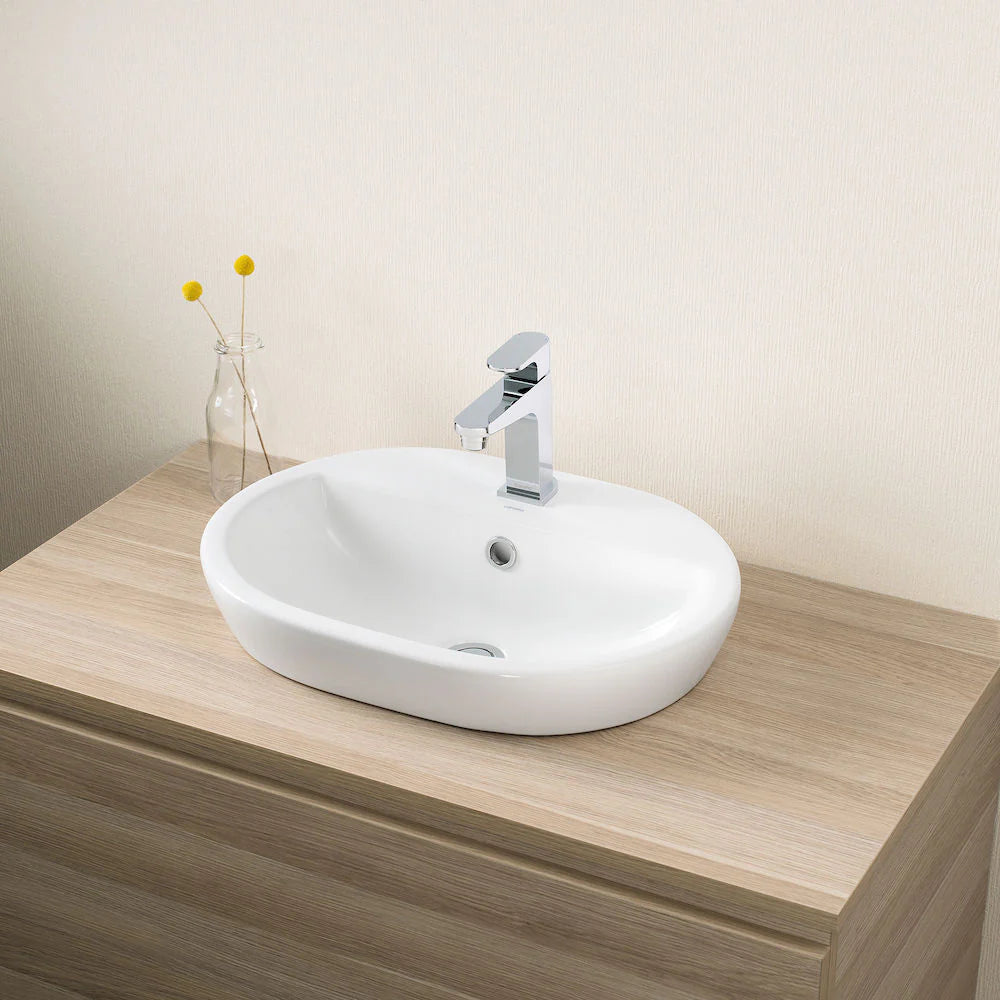 Track Inset Basin 1TH White