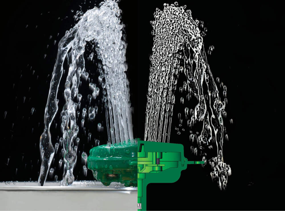GalvinSafe® Eye/Face Wash, Wall Mtd, Hand Act, AXION® MSR Head, SS Bowl with Body Spray (HAWS)