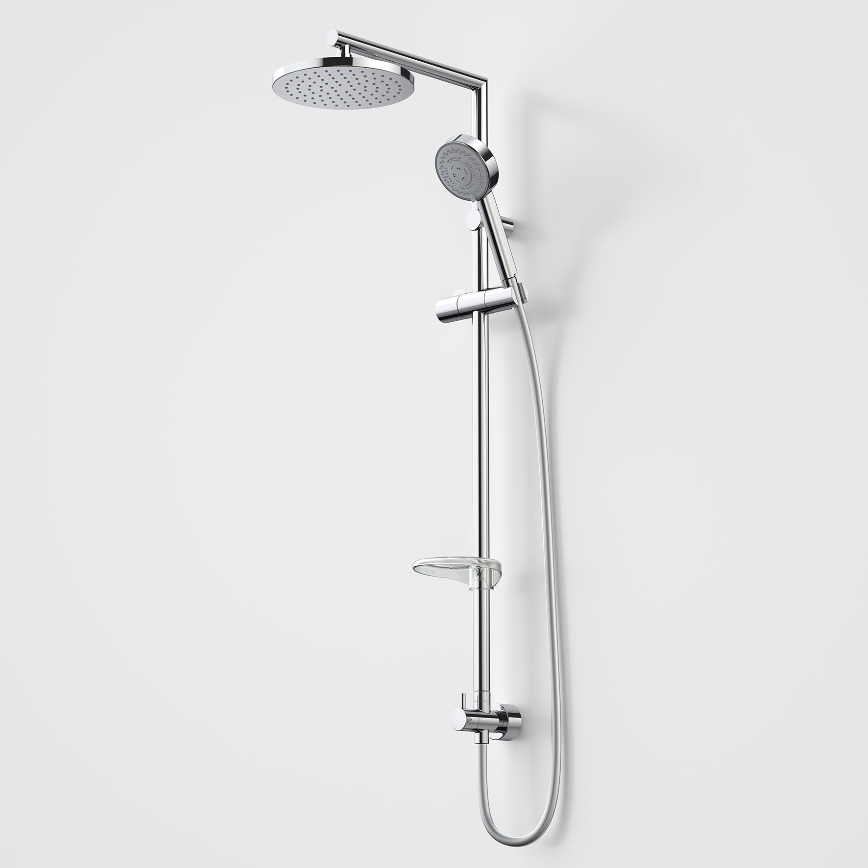 Essence Rail Shower with Overhead