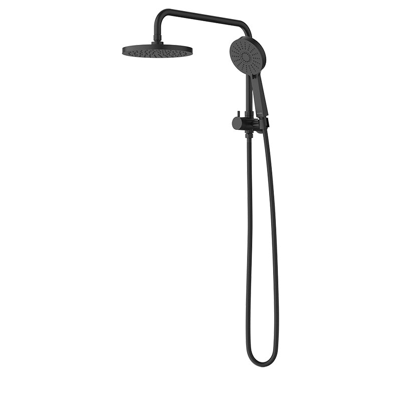 Krome Short Twin Shower System (Matte Black)