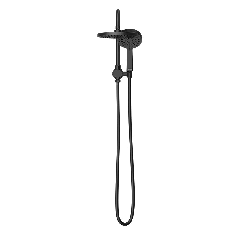 Krome Short Twin Shower System (Matte Black)