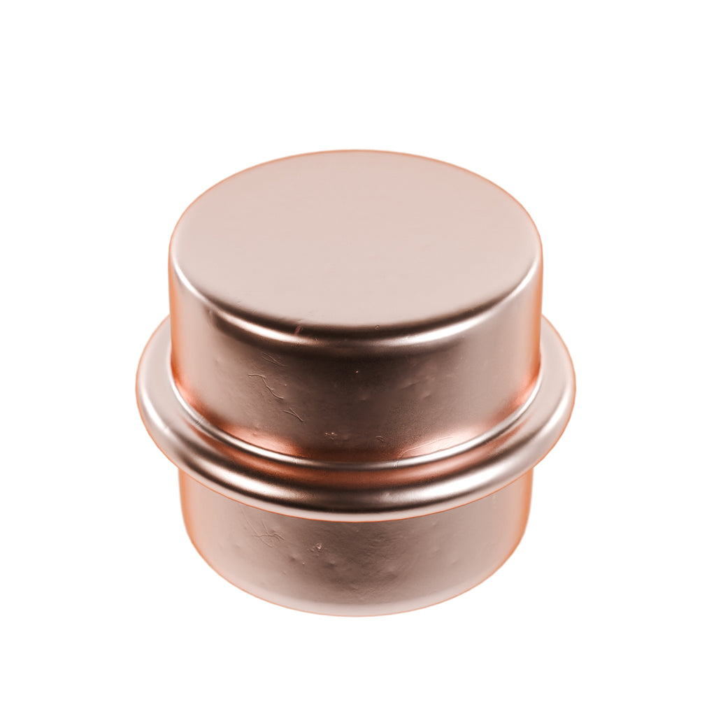 Water Copper Press End Cap