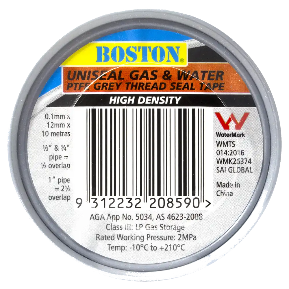 High Density Uniseal Thread Seal Tape 12mm x 10m