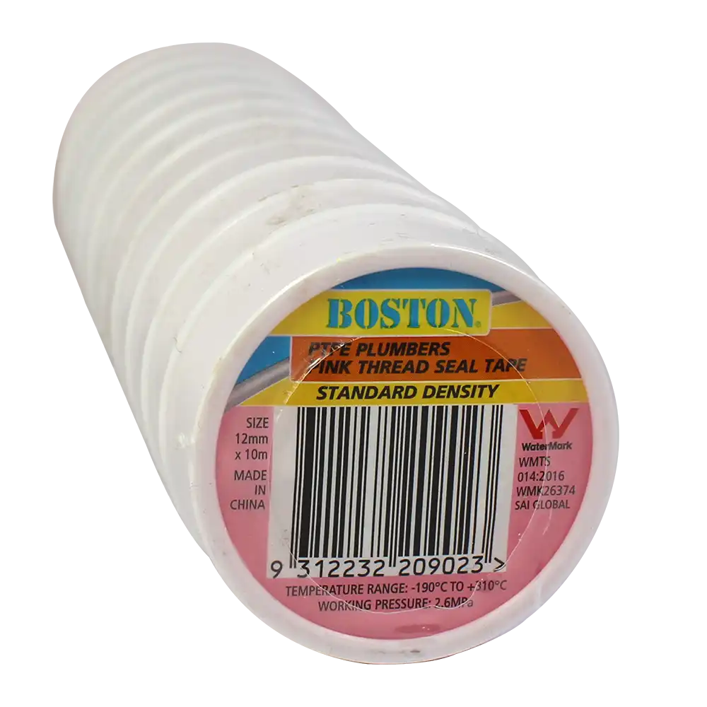 Standard Density Pink Thread Seal Tape 12mm x 10m