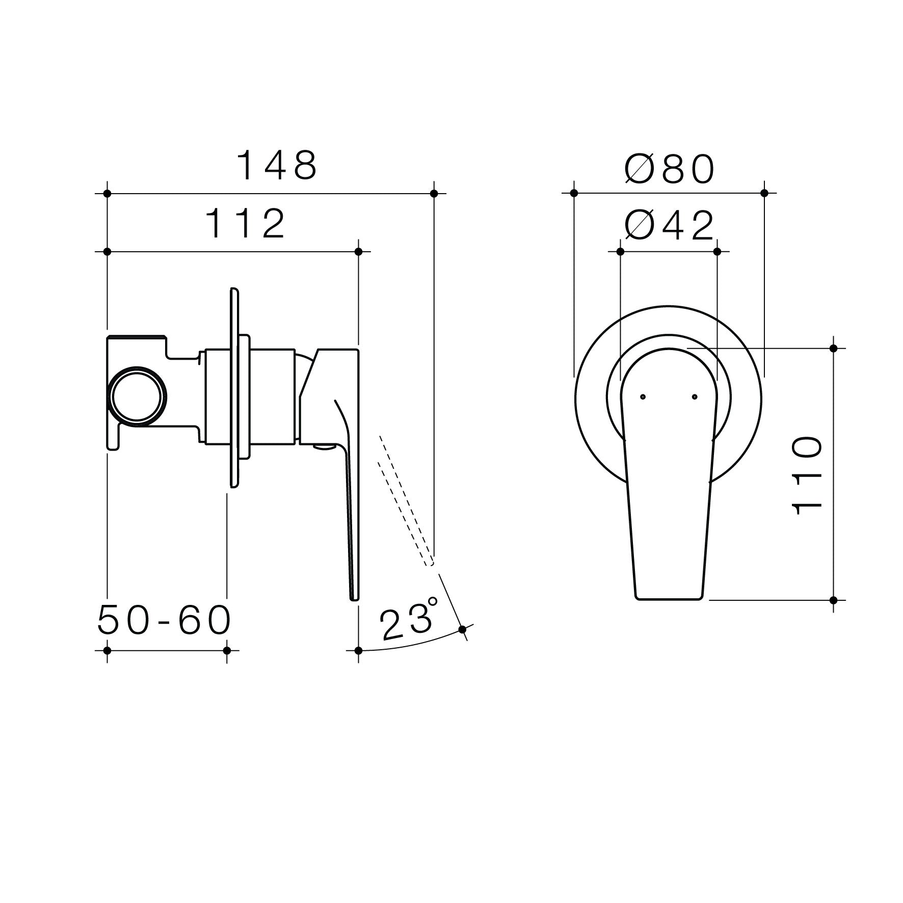 Vivas Bath/Shower Mixer