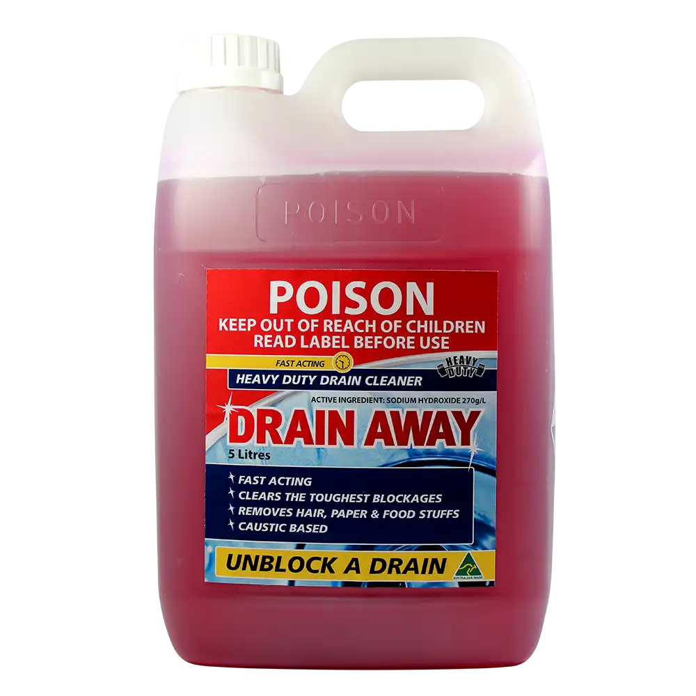 Drain Away Heavy Duty Caustic Drain Cleaner 5L