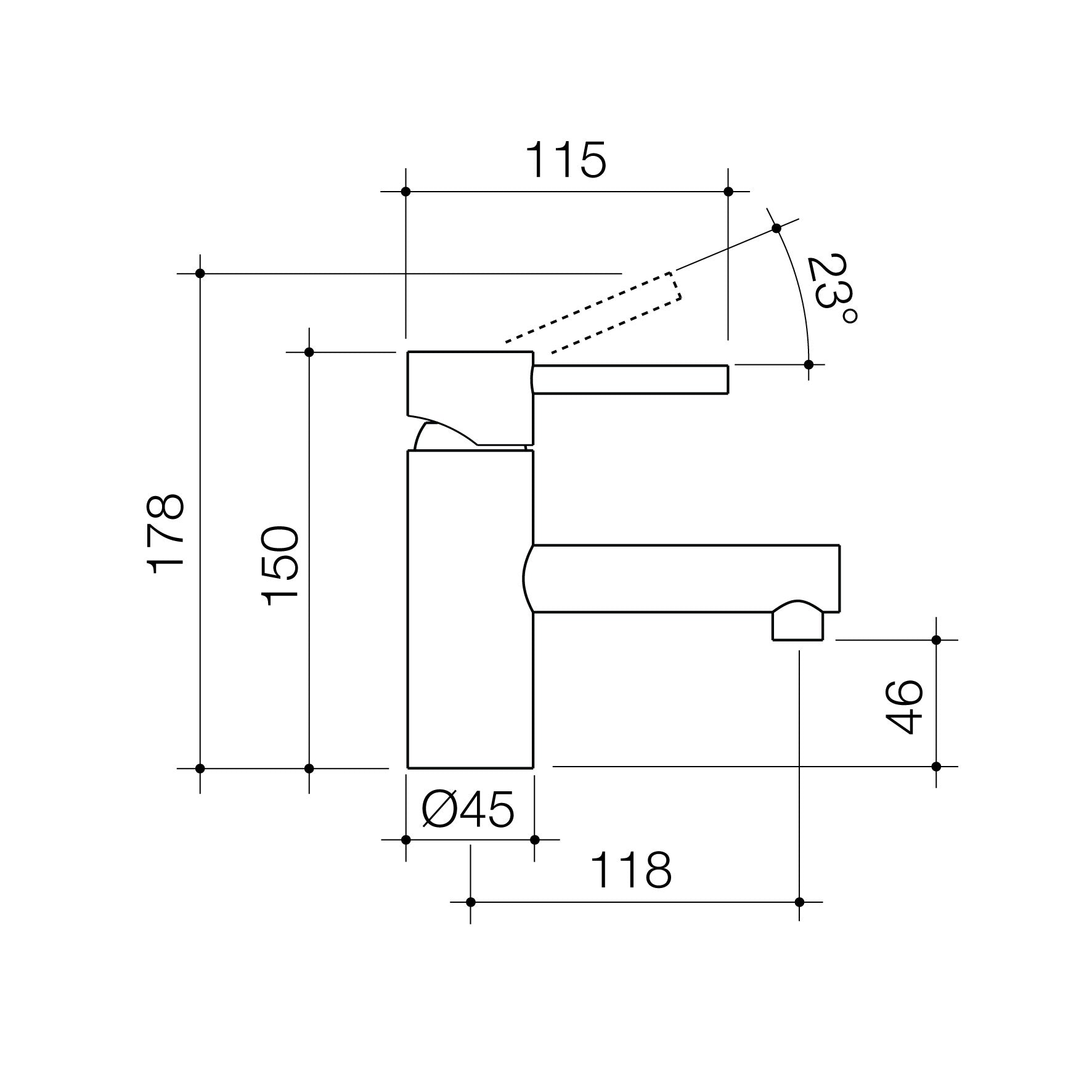 Titan Stainless Steel Extended Pin Care Handle