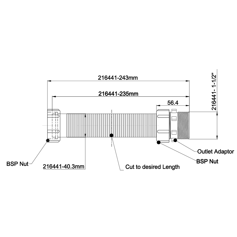 Cap & Lining – Adjustable 40mm - On backorder for late January 2026 delivery.