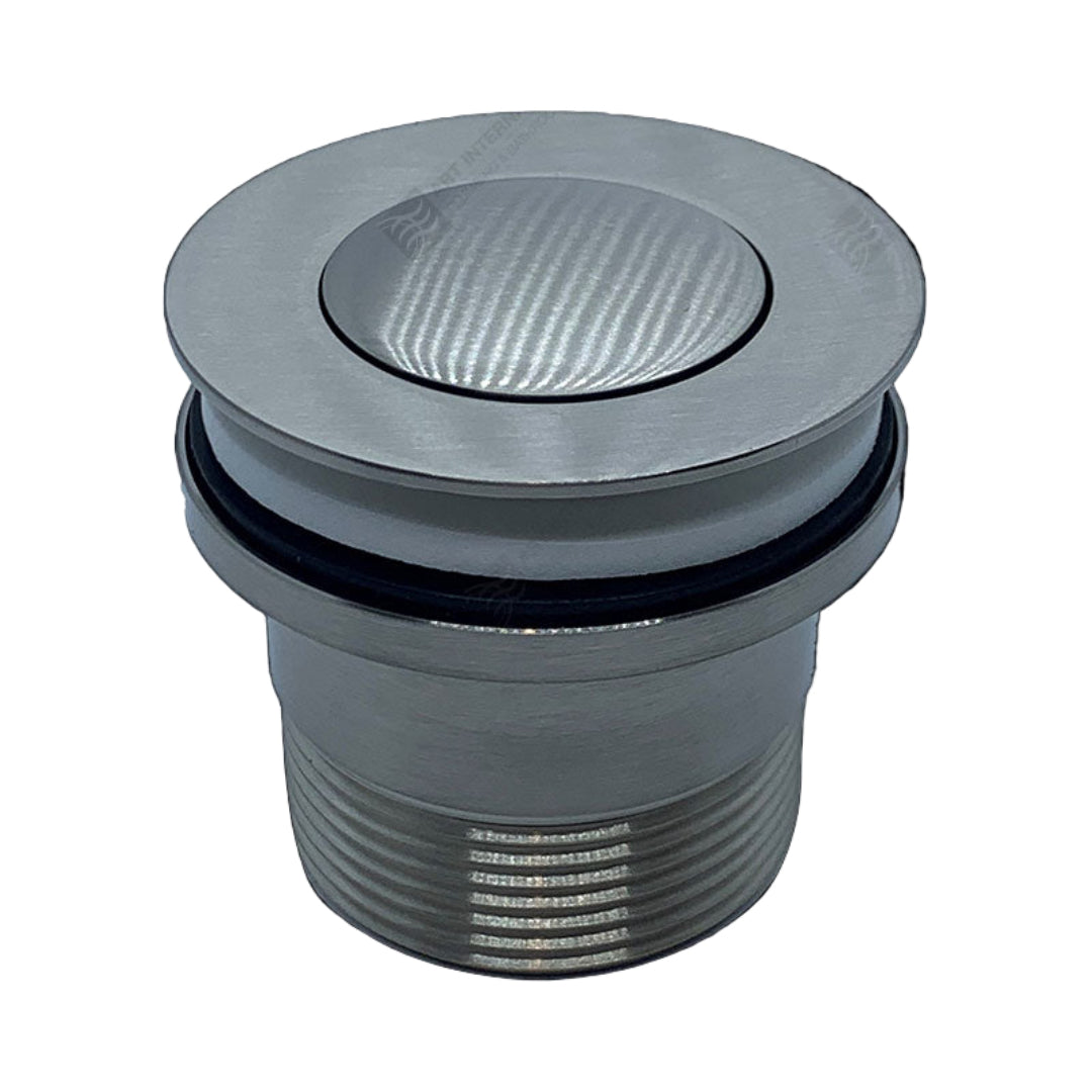  pop-up plug and waste for a bath or basin.