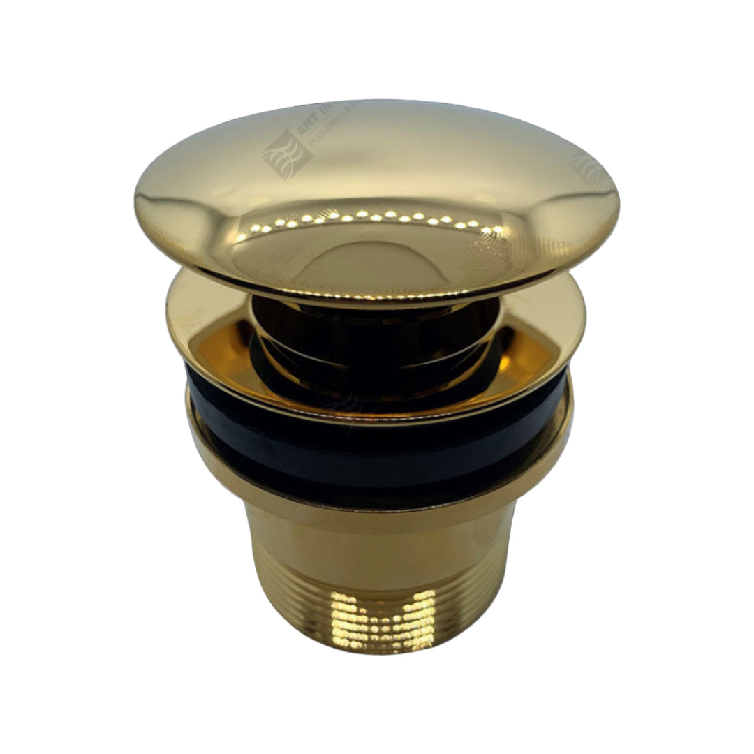  mushroom-shaped pop-up drain plug.