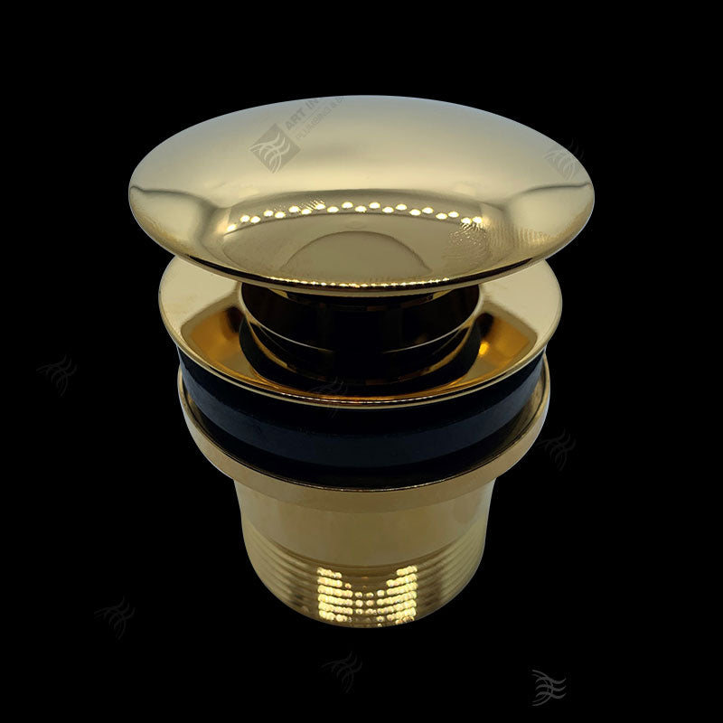 Four-In-One™ Mushroom Brass Pop Up Plug And Wastes