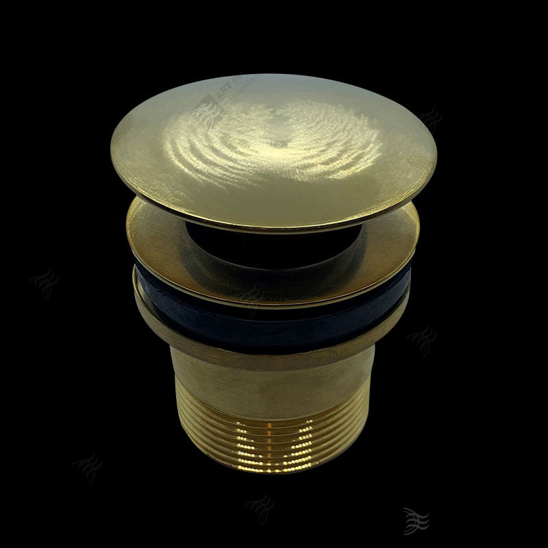 Four-In-One™ Mushroom Brass Pop Up Plug And Wastes