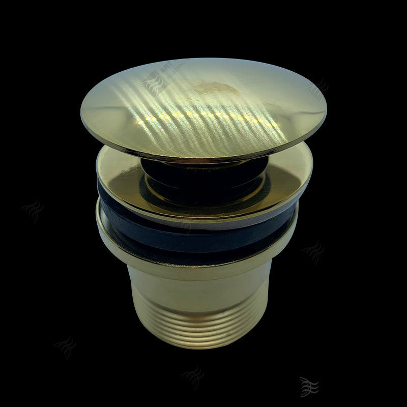 Four-In-One™ Mushroom Brass Pop Up Plug And Wastes