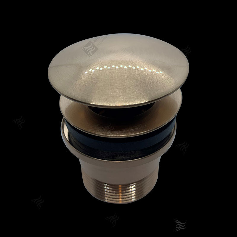 Four-In-One™ Mushroom Brass Pop Up Plug And Wastes