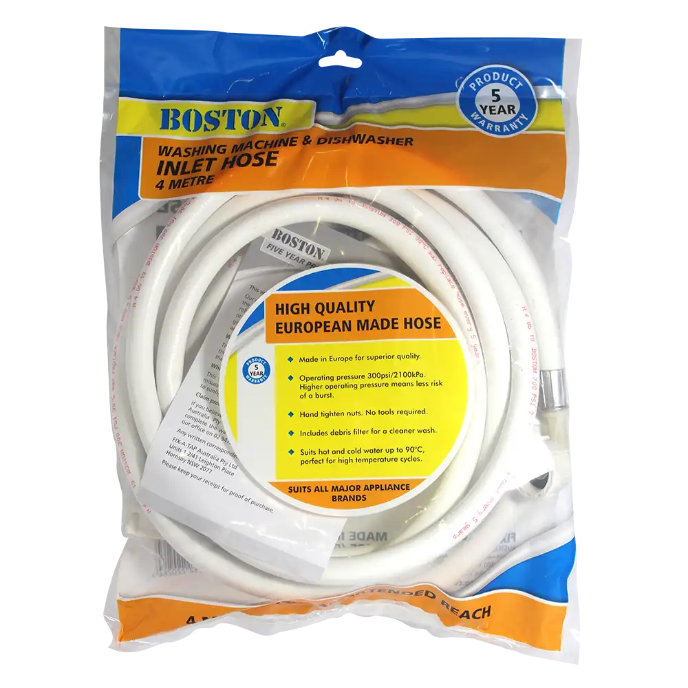 Washing Machine & Dishwasher Inlet Hose 4m