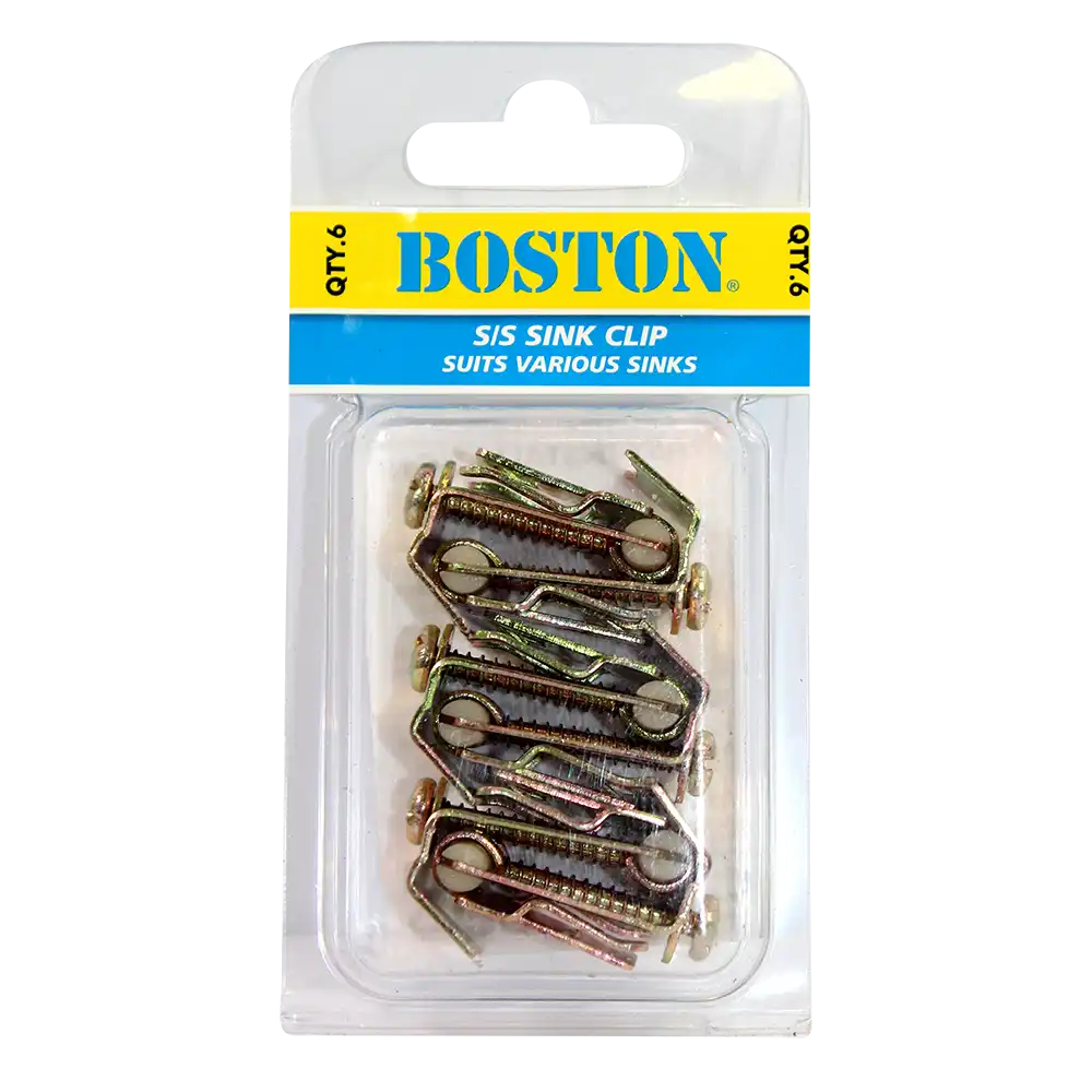 Sink Fastening Clip Pack of 6