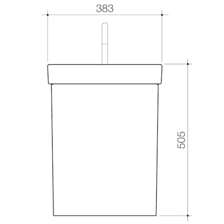 Profile 5 with Integrated Hand Basin Bottom Inlet Cistern