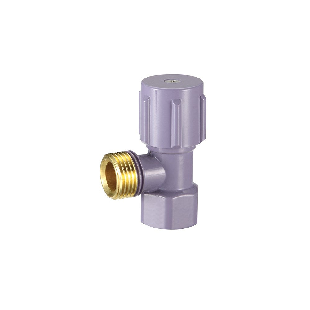 Mini Cistern Stop — Lilac, Recycled Water, 15mm, Lead Free