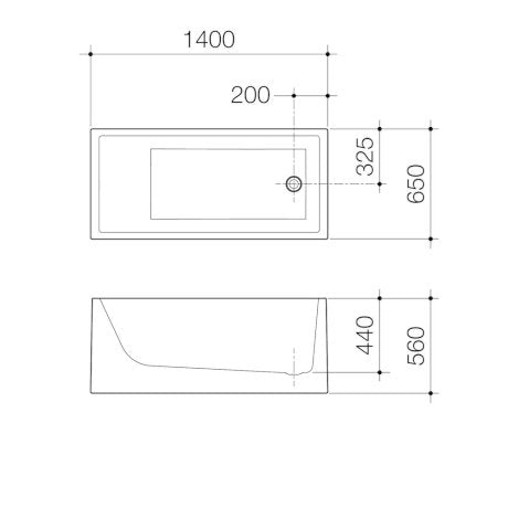 Liano 1400 Freestanding Bath