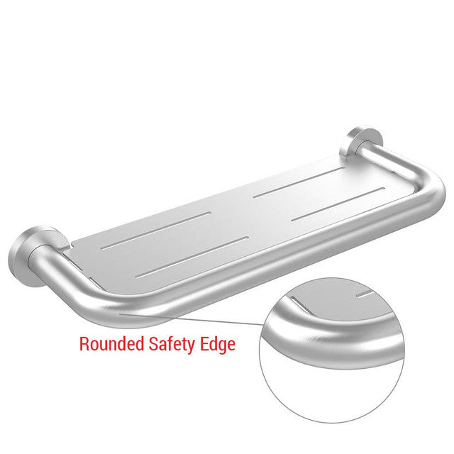 Comfort Stainless Steel Shelf Brushed Stainless  350mm