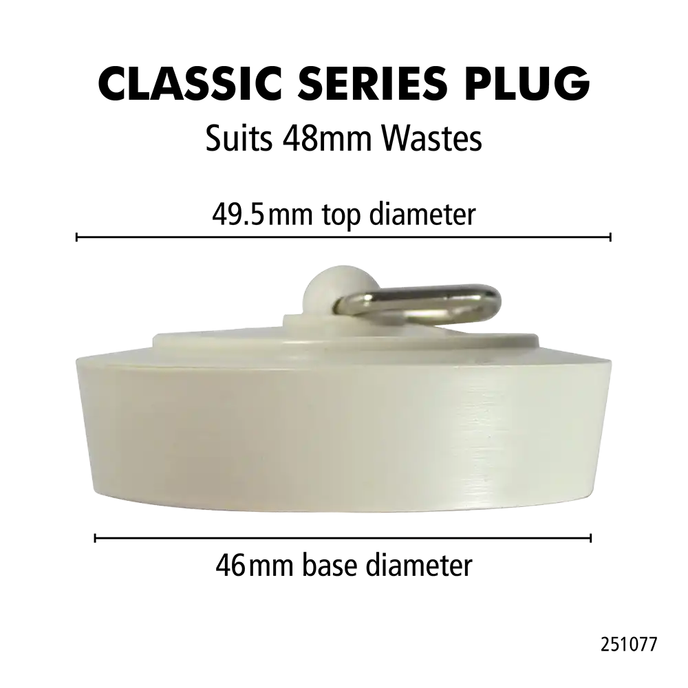 Classic Series Plug 48mm - BACKORDER - ESTIMATED DISPATCH DATE LATE SEPTEMBER