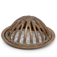 Roof drain on white background