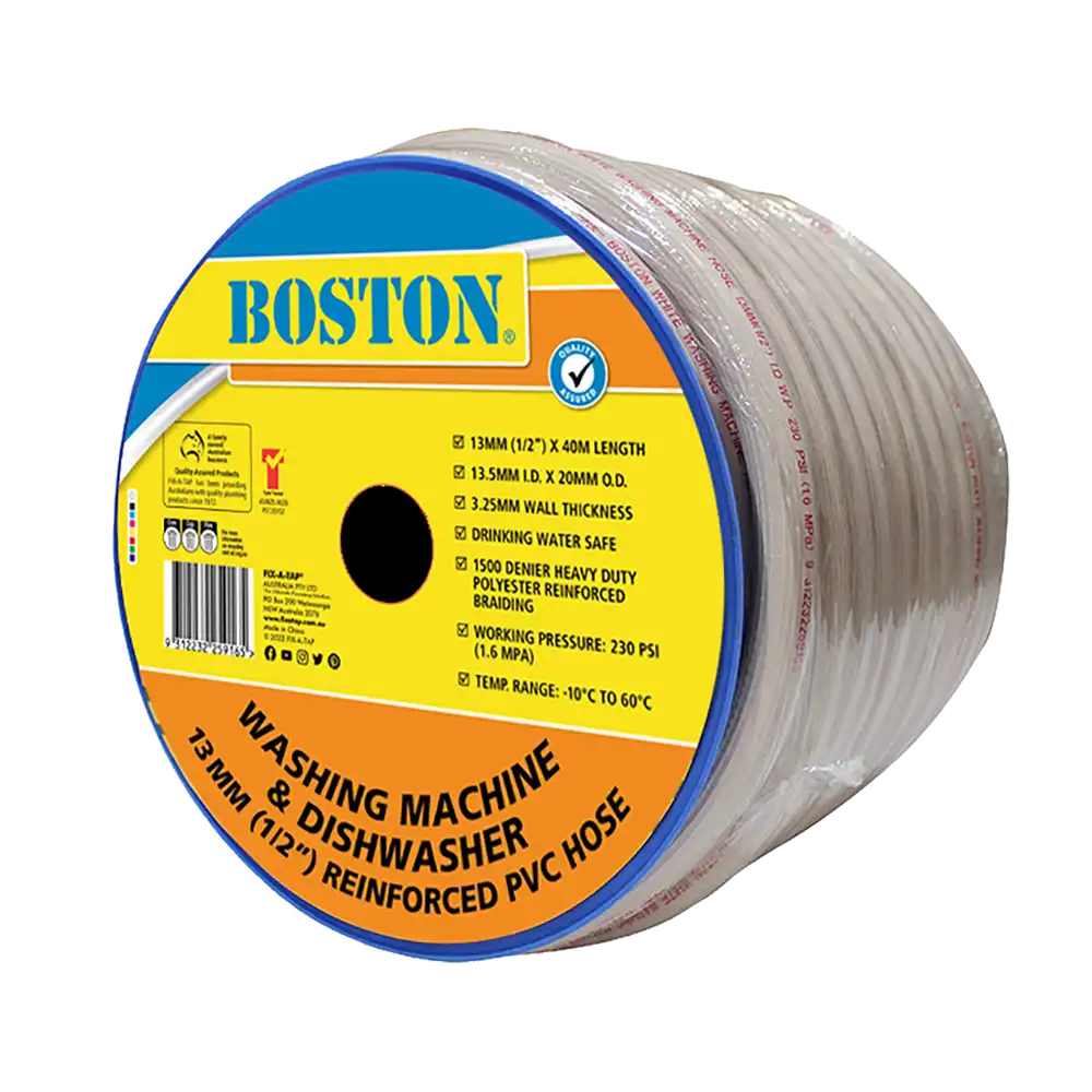 White Washing Machine & Dishwasher Hose 13mm