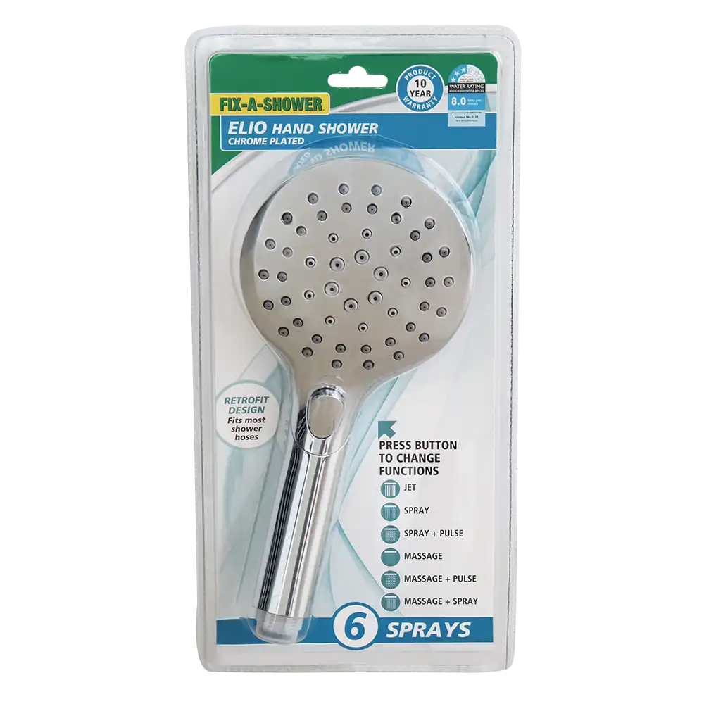 Elio Hand Shower Piece – Chrome Plated
