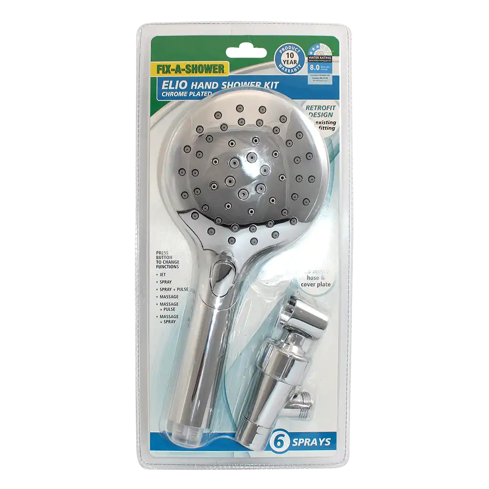 Elio Hand Shower Kit – Chrome Plated
