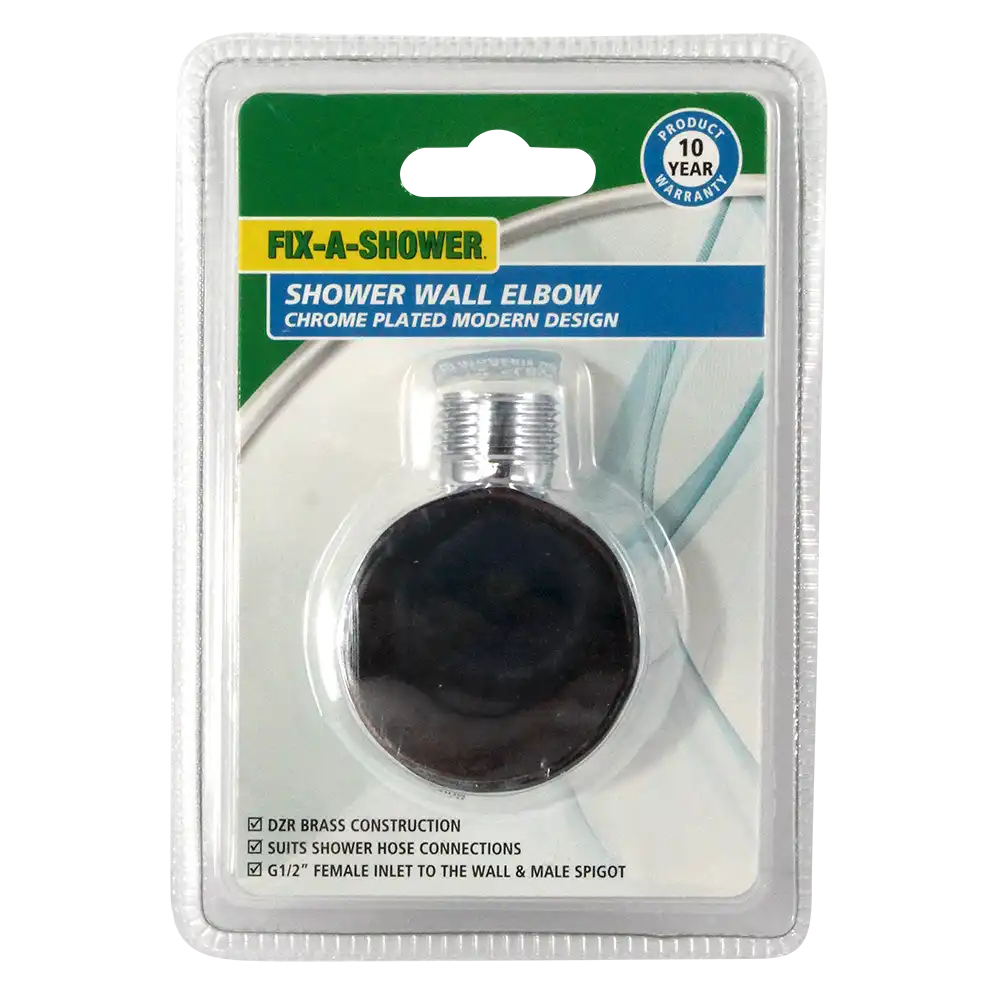 Shower Wall Elbow – Chrome Plated